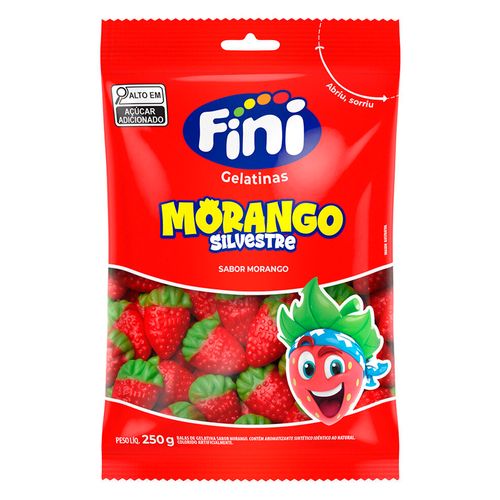 Bala de Gelatina Morango Silvestre 250g Fini-1-